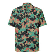 Oak Leaf Duby CAMO Unisex Short-Sleeve Button Shirt - Button-Up