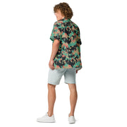 Oak Leaf Duby CAMO Unisex Short-Sleeve Button Shirt - Button-Up