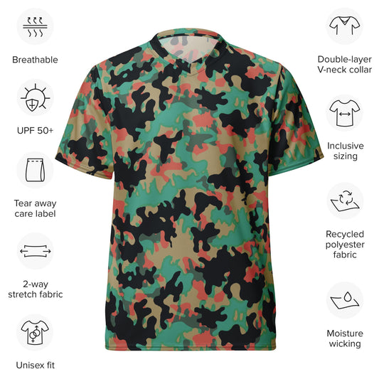 Czech Duby CAMO unisex sports jersey Sports Jerseys