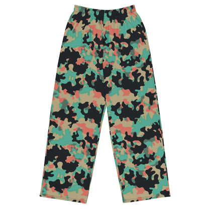 Czech Duby CAMO unisex wide-leg pants - 2XS - Unisex Wide-Leg Pants