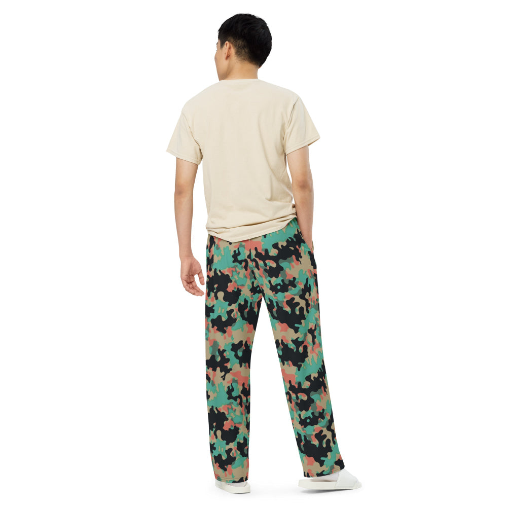 Czech Duby CAMO unisex wide-leg pants - Unisex Wide-Leg Pants