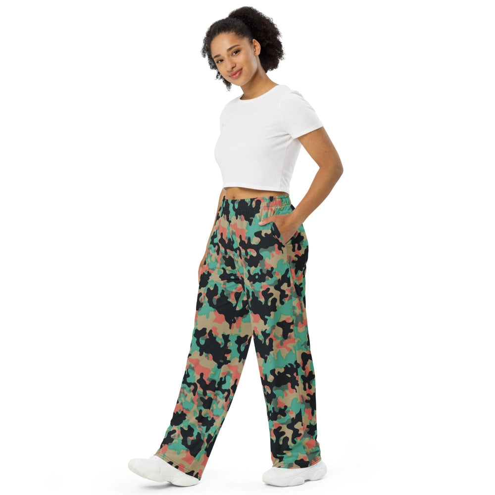 Czech Duby CAMO unisex wide-leg pants - Unisex Wide-Leg Pants