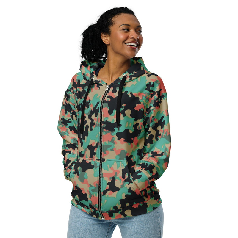 Oak Leaf Duby CAMO Unisex Zip Hoodie