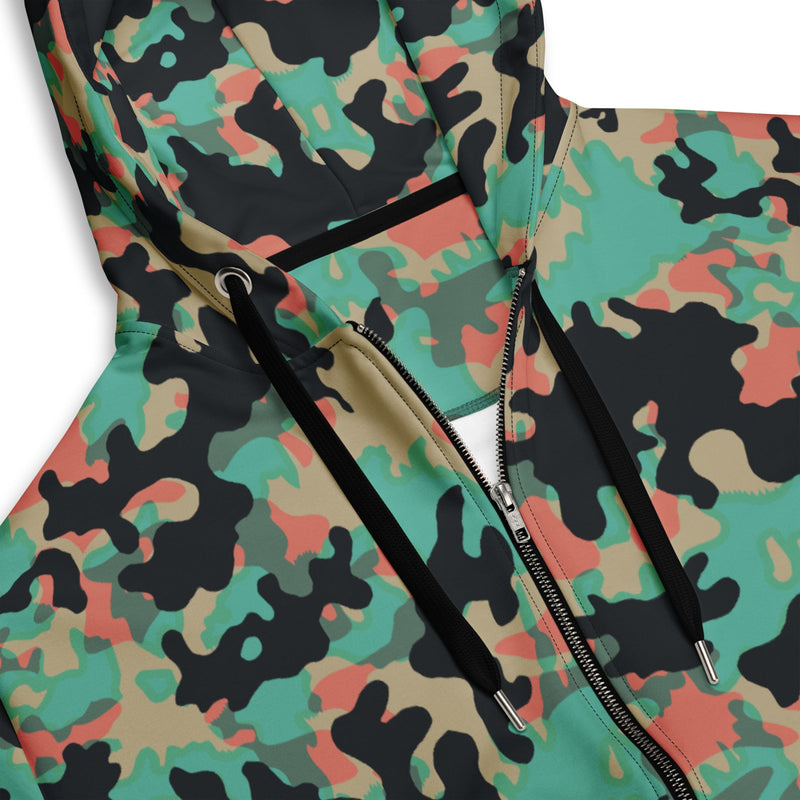 Oak Leaf Duby CAMO Unisex Zip Hoodie