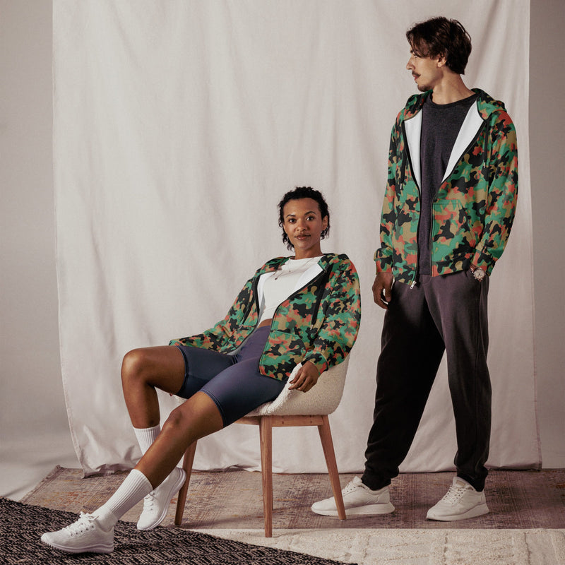 Oak Leaf Duby CAMO Unisex Zip Hoodie