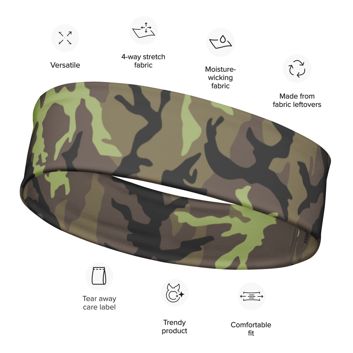 Czech Leaf VZ95 CAMO Headband - M - Headbands