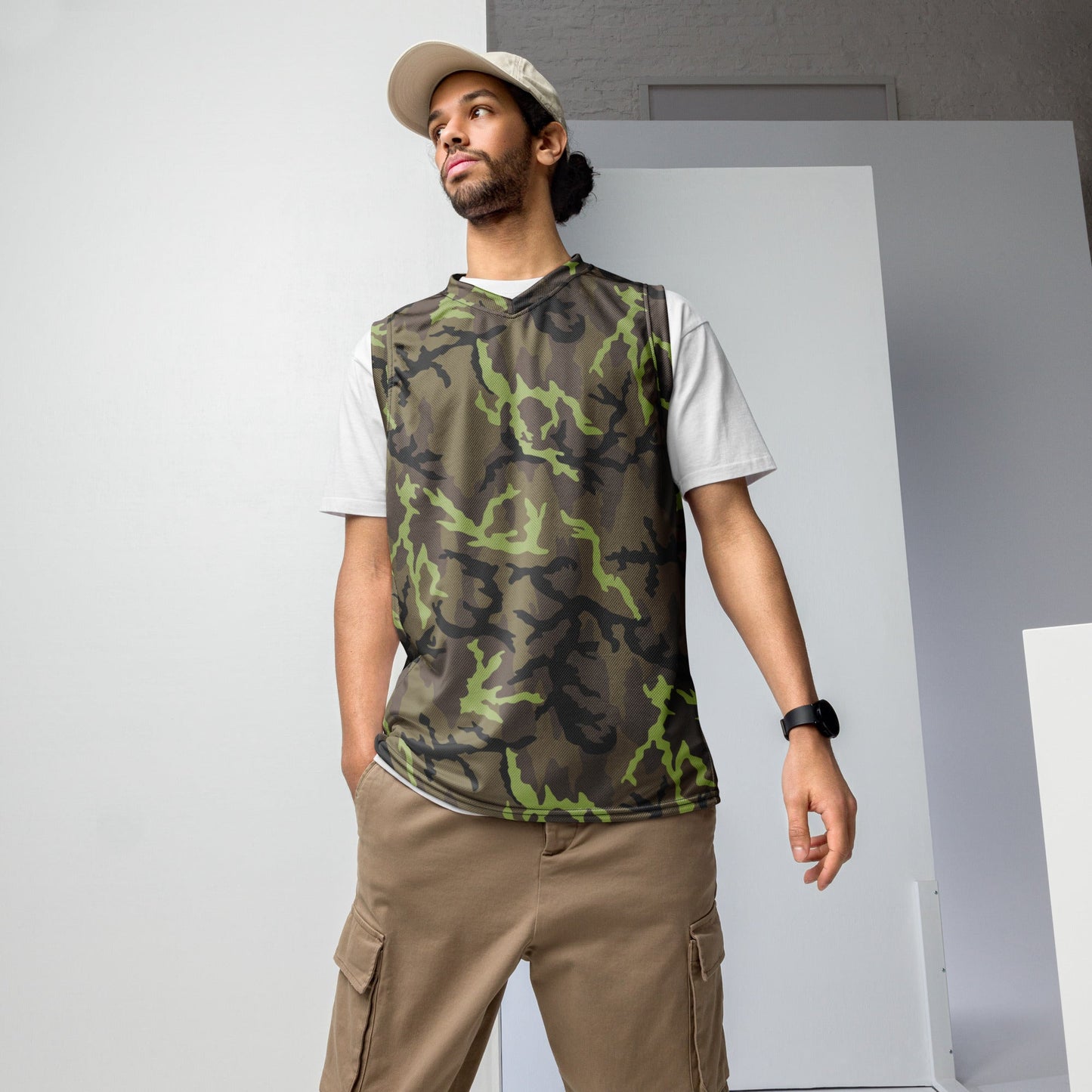 Czech Leaf VZ95 CAMO unisex basketball jersey 2XS Basketball Jerseys