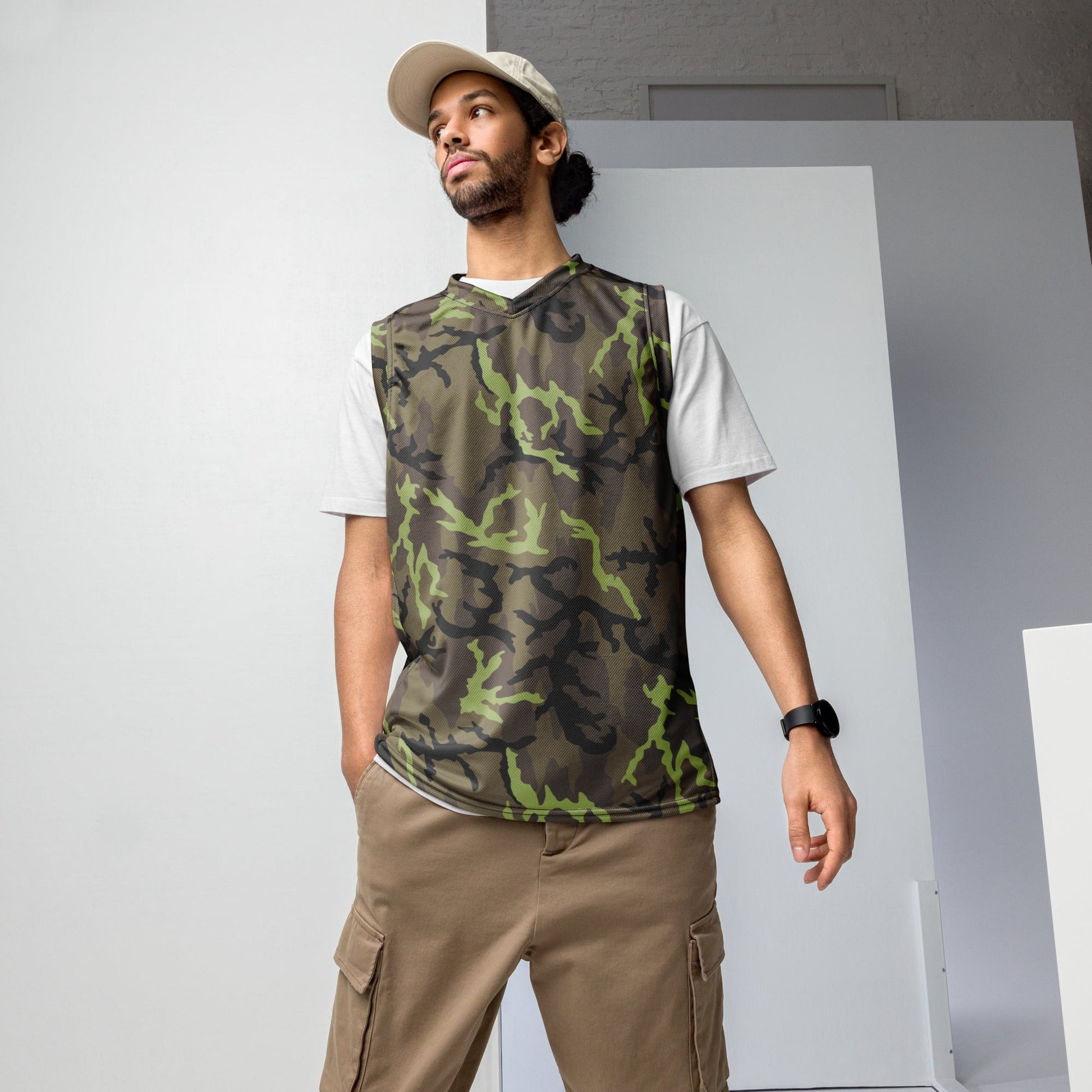 Czech Leaf VZ95 CAMO unisex basketball jersey 2XS Basketball Jerseys