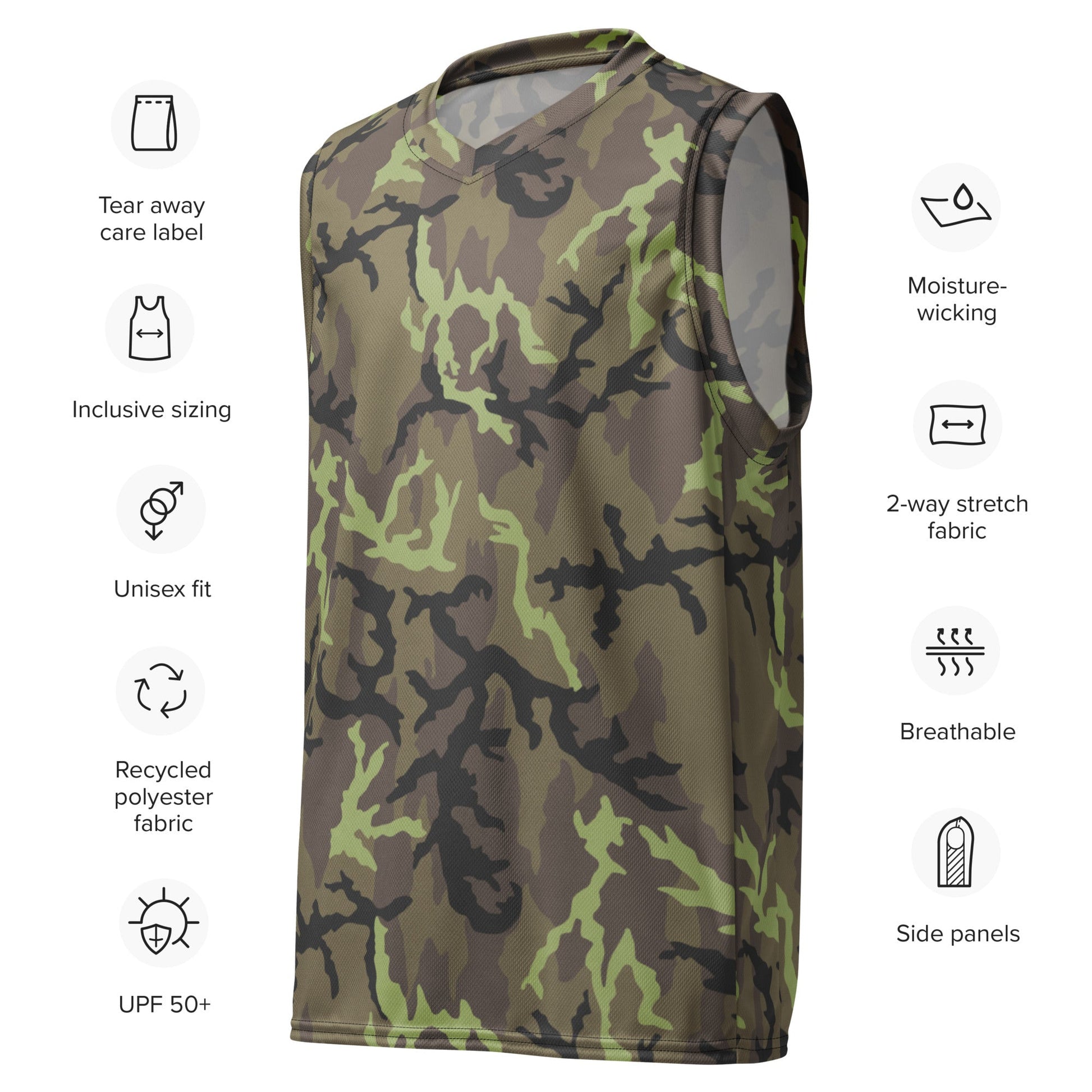 Czech Leaf VZ95 CAMO unisex basketball jersey Basketball Jerseys