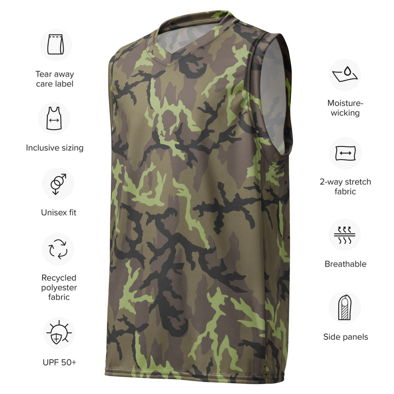 Leaf VZ95 CAMO Unisex Basketball Jersey