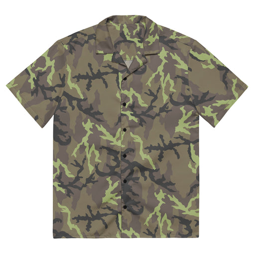 Leaf VZ95 CAMO Unisex Short-Sleeve Button Shirt - 2XS - Button-Up