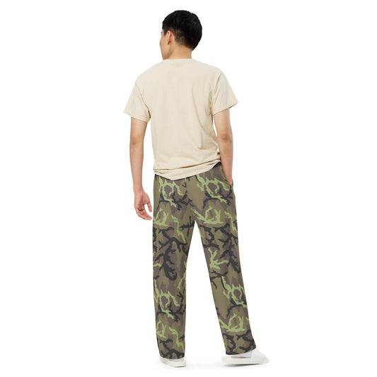 Czech Leaf VZ95 CAMO unisex wide leg pants Wide Pants