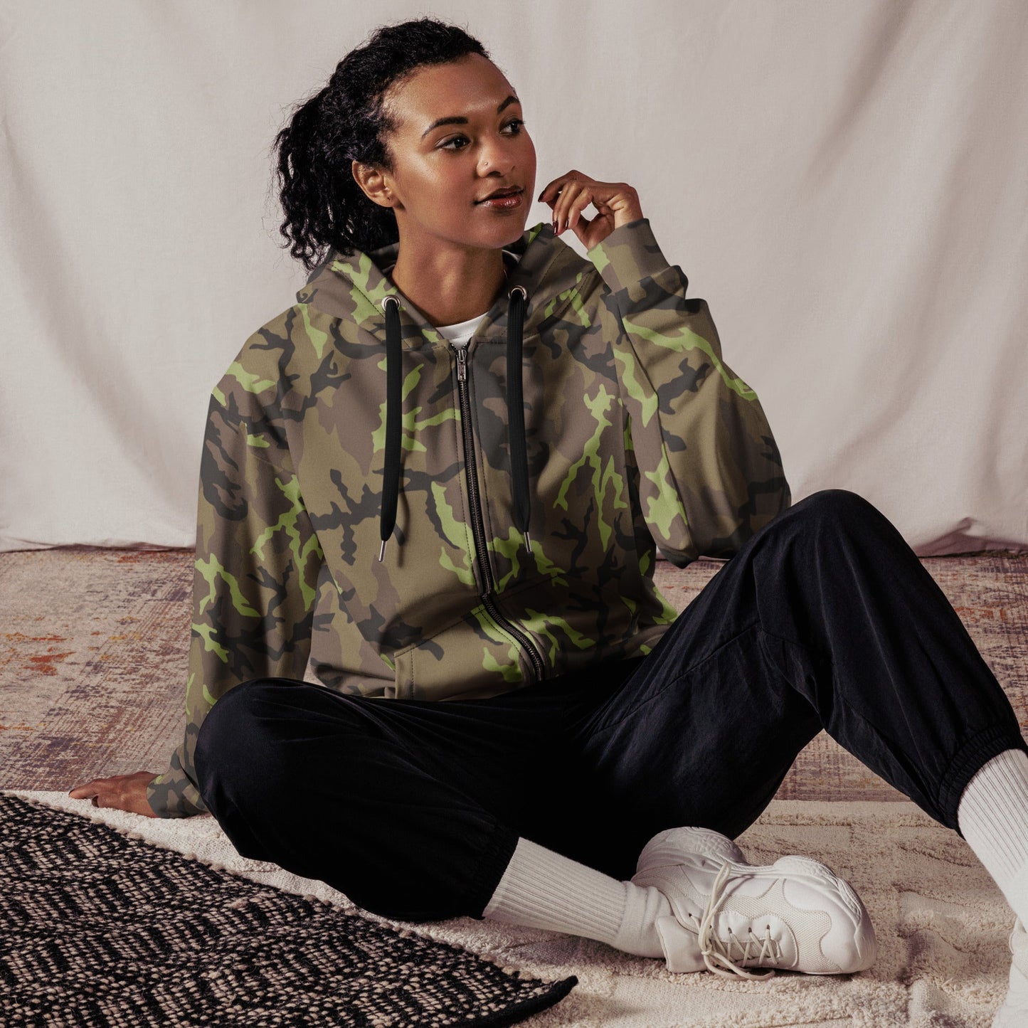 Czech Leaf VZ95 CAMO Unisex zip hoodie Zip Hoodies