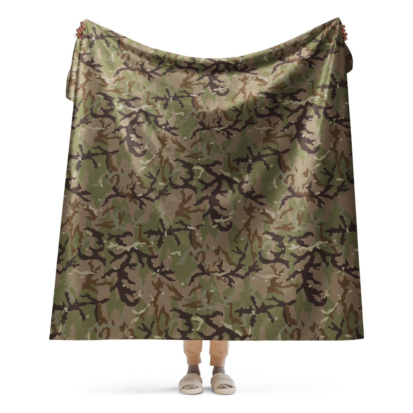 Czech Multi-terrain MAD21 CAMO Sherpa Blanket - 60″×80″