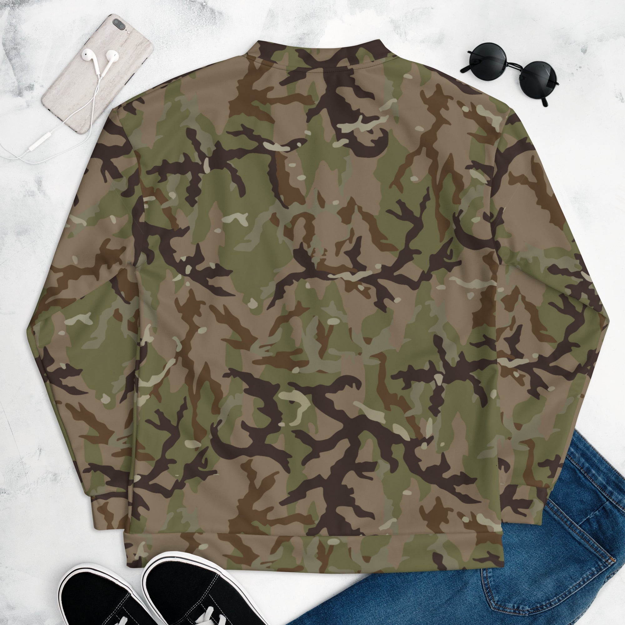 CAMO HQ - Czech Multi-terrain MAD21 CAMO Unisex Bomber Jacket