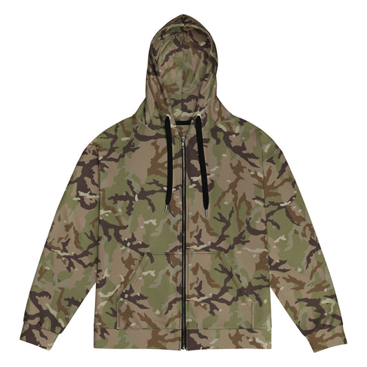 Czech Multi terrain MAD21 CAMO Unisex zip hoodie 2XS Zip Hoodies