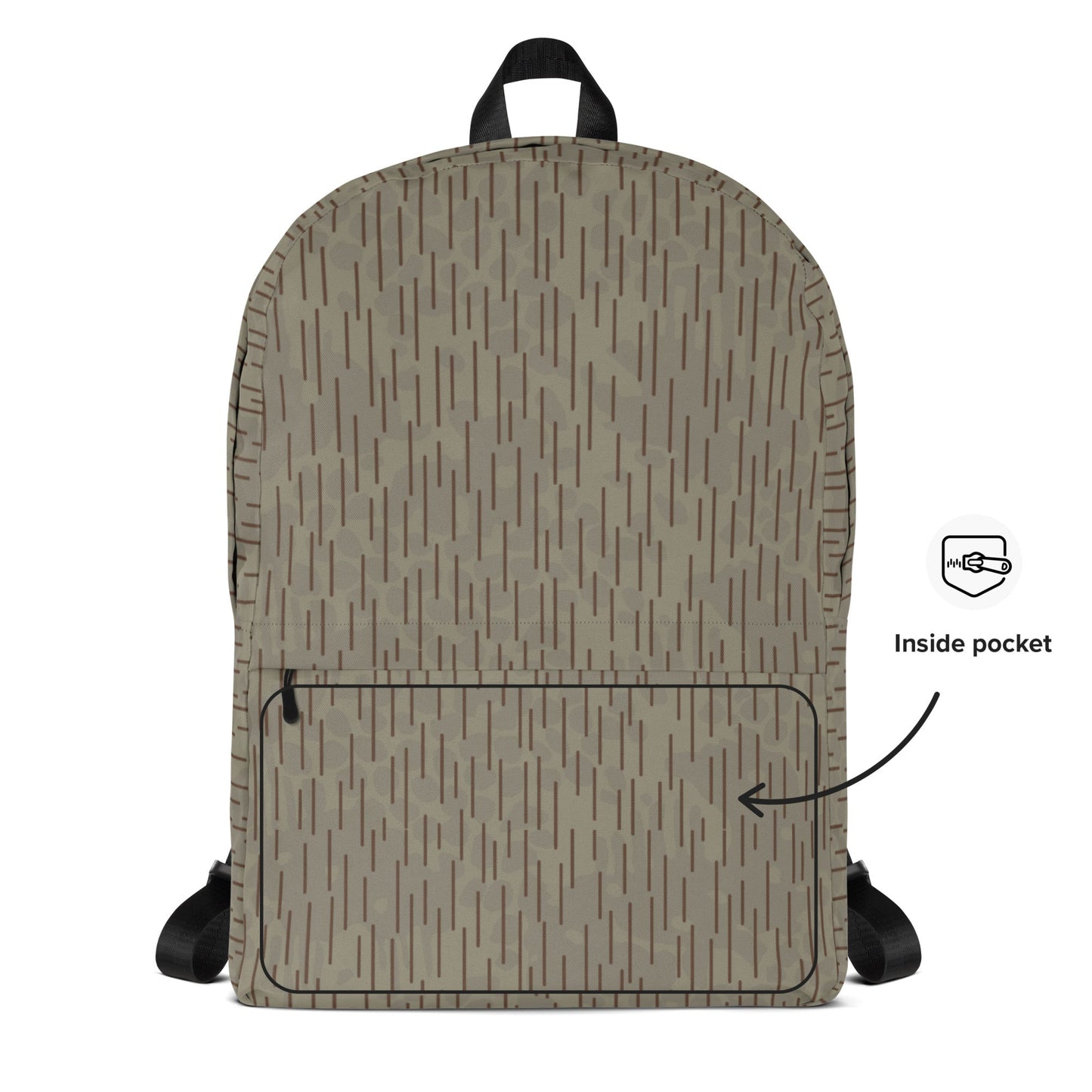 Czech Needles and Clouds Rainstripe Brown CAMO Backpack - Backpacks