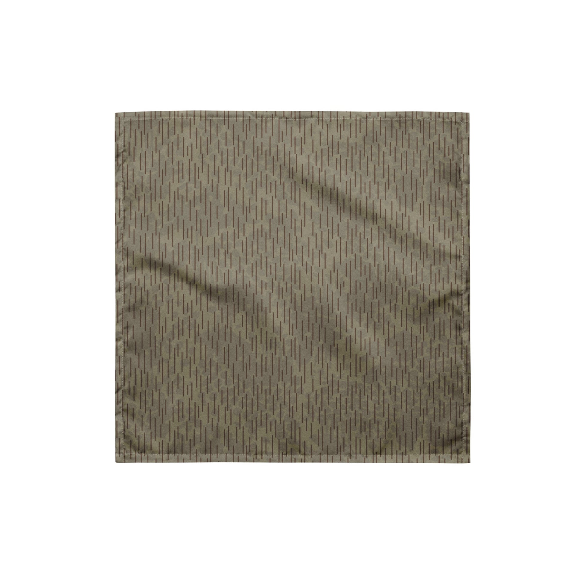 Czech Needles and Clouds Rainstripe Brown CAMO bandana - S - Bandanas