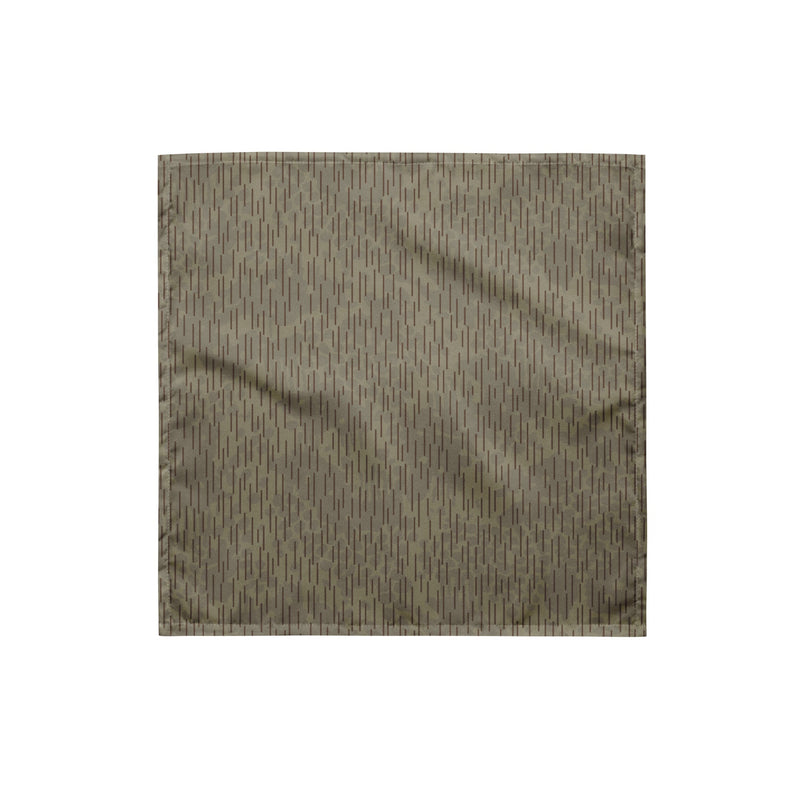 Rainstripe Needles and Clouds Brown CAMO Bandana - S