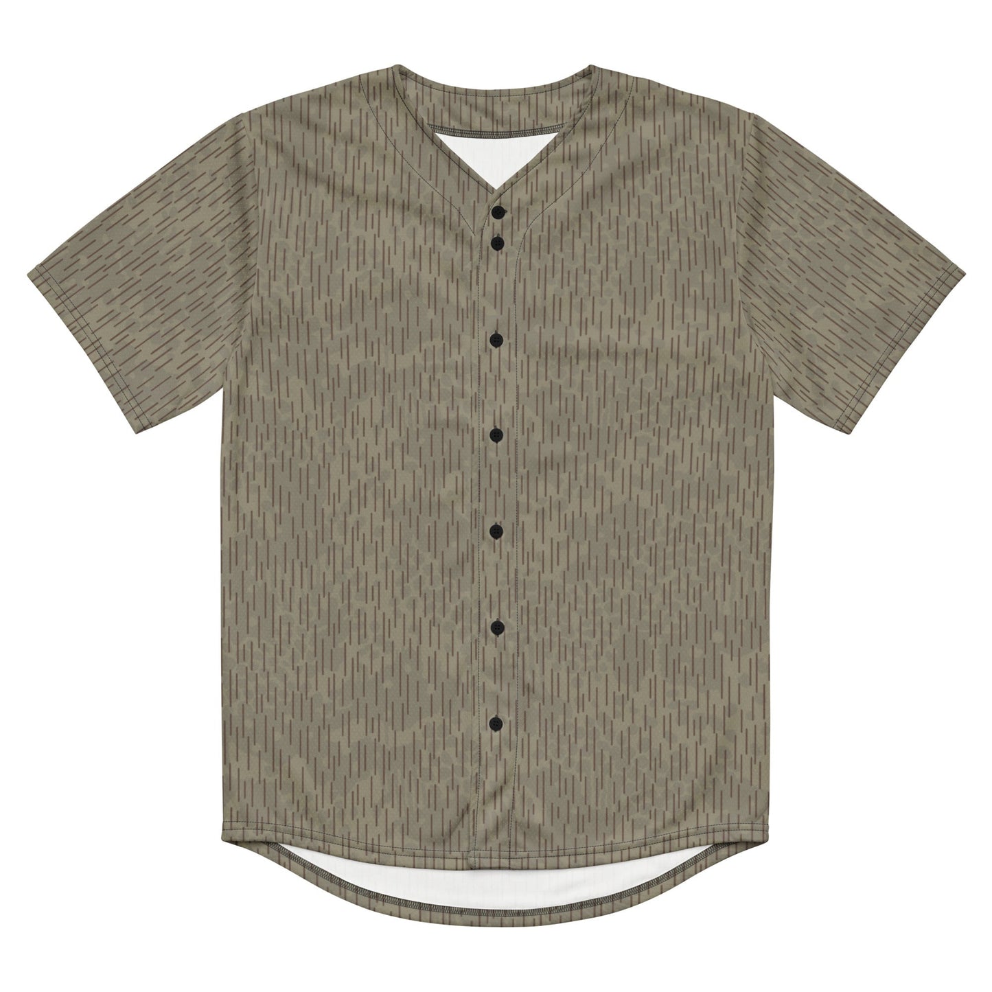 Czech Needles and Clouds Rainstripe Brown CAMO baseball jersey - Baseball Jerseys