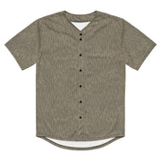 Rainstripe Needles and Clouds Brown CAMO Unisex Baseball Jersey