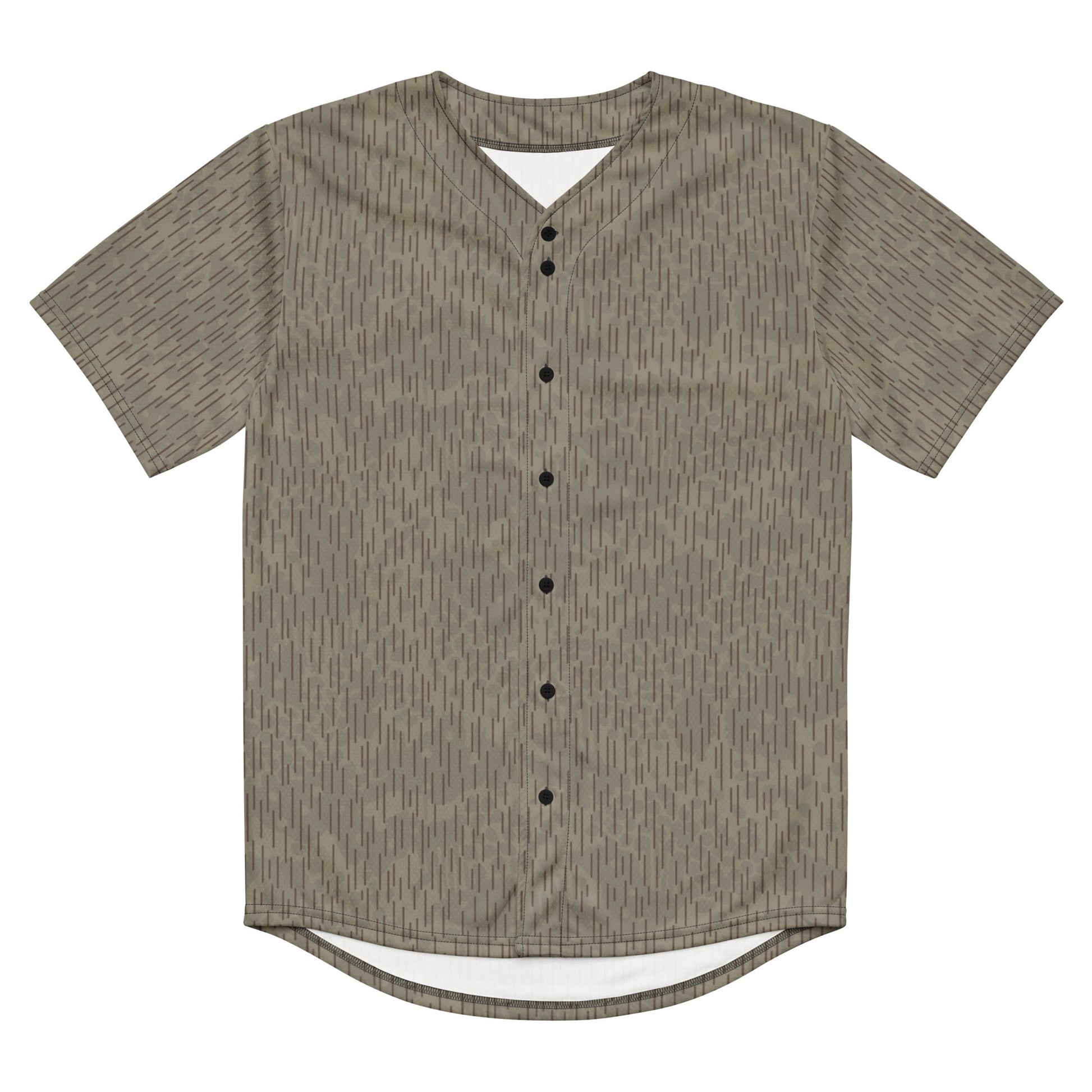 Czech Needles and Clouds Rainstripe Brown CAMO baseball jersey - Baseball Jerseys