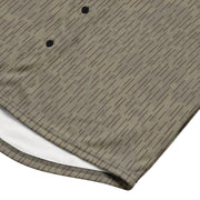 Rainstripe Needles and Clouds Brown CAMO Unisex Baseball Jersey