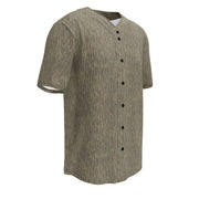 Rainstripe Needles and Clouds Brown CAMO Unisex Baseball Jersey