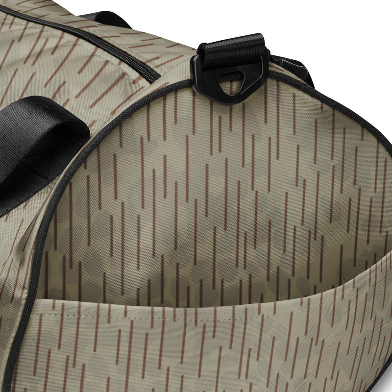 Rainstripe Needles and Clouds Brown CAMO Gym Bag