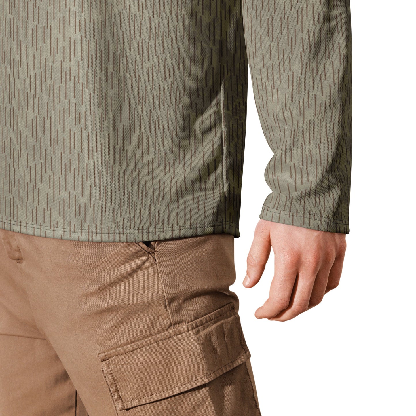 Czech Needles and Clouds Rainstripe Brown CAMO hockey fan jersey - Hockey Jerseys