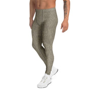 Rainstripe Needles and Clouds Brown CAMO Mens Leggings - Men