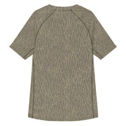 Rainstripe Needles and Clouds Brown CAMO Mens Short-Sleeve Rash Guard