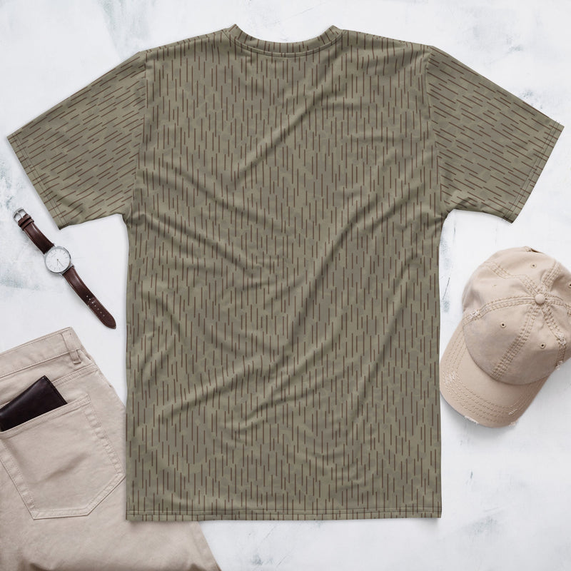 Rainstripe Needles and Clouds Brown CAMO Mens T-Shirt