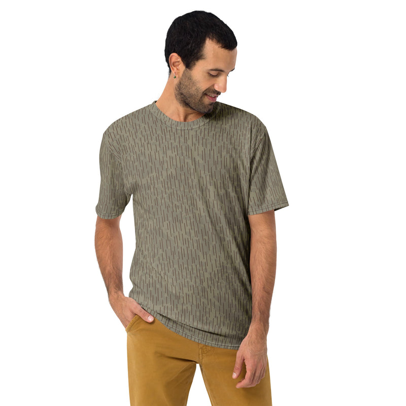 Rainstripe Needles and Clouds Brown CAMO Mens T-Shirt