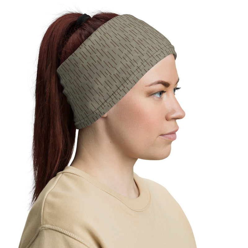 Rainstripe Needles and Clouds Brown CAMO Neck Gaiter - Gaiters