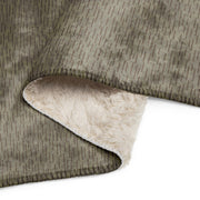 Rainstripe Needles and Clouds Brown CAMO Sherpa Blanket