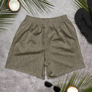 Rainstripe Needles and Clouds Brown CAMO Unisex Athletic Long Shorts