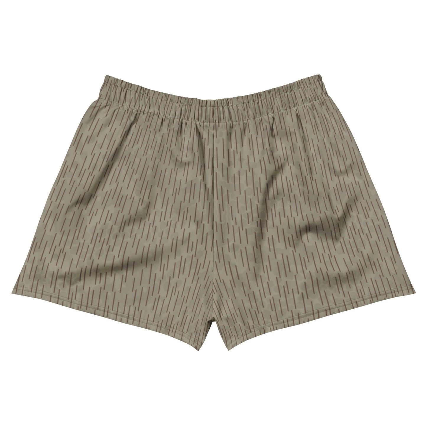 Czech Needles and Clouds Rainstripe Brown CAMO Unisex Athletic Shorts