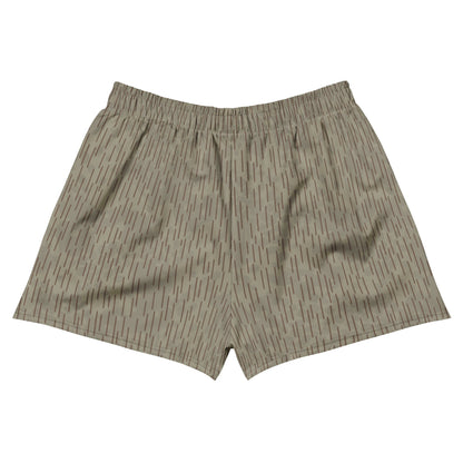 Czech Needles and Clouds Rainstripe Brown CAMO Unisex Athletic Shorts