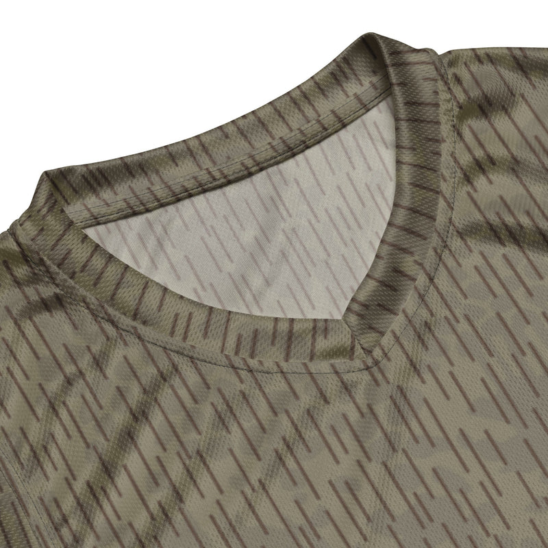 Rainstripe Needles and Clouds Brown CAMO Unisex Basketball Jersey
