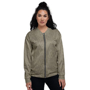 Rainstripe Needles and Clouds Brown CAMO Unisex Bomber Jacket