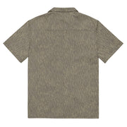 Rainstripe Needles and Clouds Brown CAMO Unisex Short-Sleeve Button Shirt