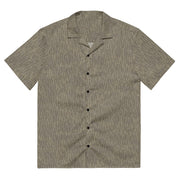 Rainstripe Needles and Clouds Brown CAMO Unisex Short-Sleeve Button Shirt - 2XS