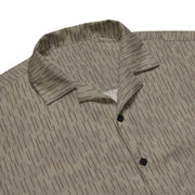 Rainstripe Needles and Clouds Brown CAMO Unisex Short-Sleeve Button Shirt