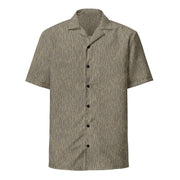 Rainstripe Needles and Clouds Brown CAMO Unisex Short-Sleeve Button Shirt