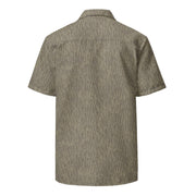 Rainstripe Needles and Clouds Brown CAMO Unisex Short-Sleeve Button Shirt