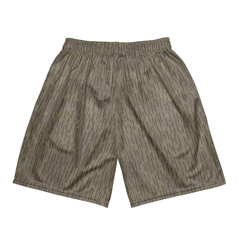 Rainstripe Needles and Clouds Brown CAMO Unisex Mesh Shorts
