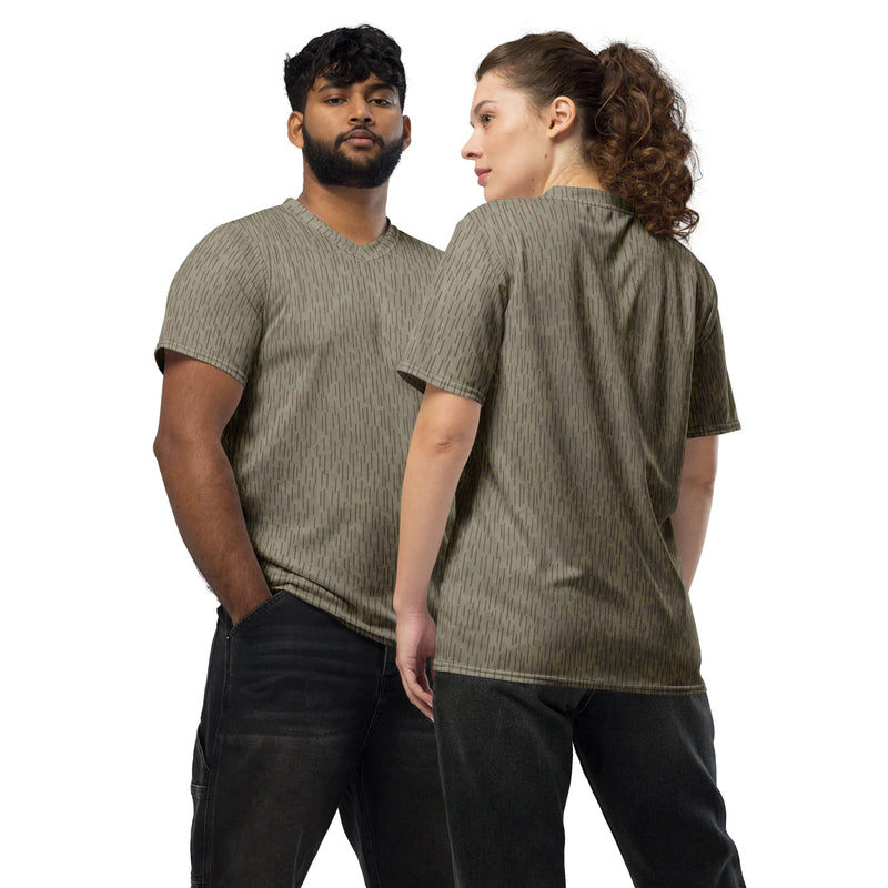 Rainstripe Needles and Clouds Brown CAMO Unisex Sports Jersey - 2XS