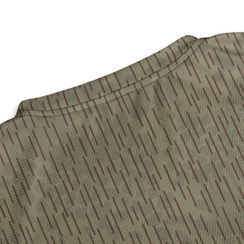 Rainstripe Needles and Clouds Brown CAMO Unisex Sports Jersey
