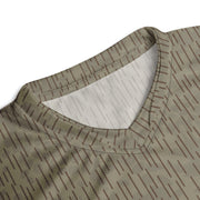 Rainstripe Needles and Clouds Brown CAMO Unisex Sports Jersey